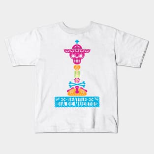 Calavera Space Needle Kids T-Shirt